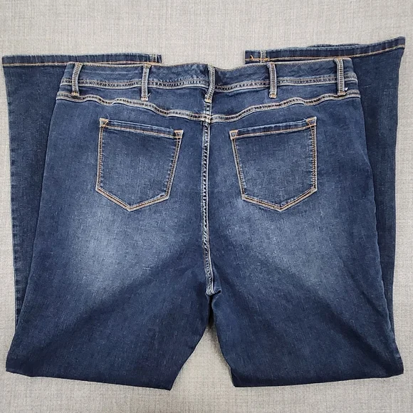 Torrid Luxe Slim Boot Dark Wash Stretch Denim Jeans. 24 Tall - Picture 3 of 12